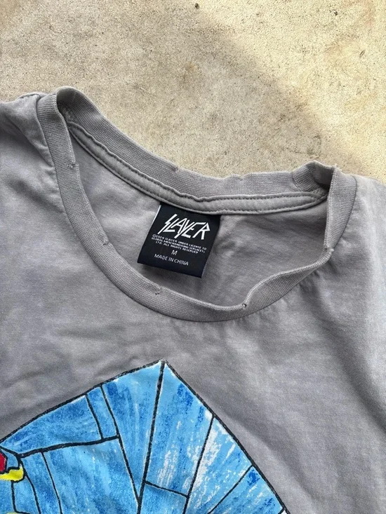 Slayer Gray Graphic Band T‑Shirt - 'Altar of Sacrifice' - Picture 4 of 5